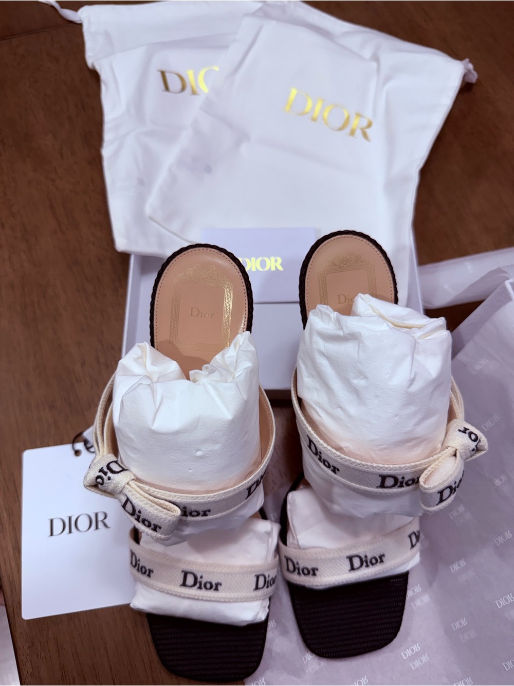 Dior Heeled Sandal with J'Adior Straps - Picture 11 of 15